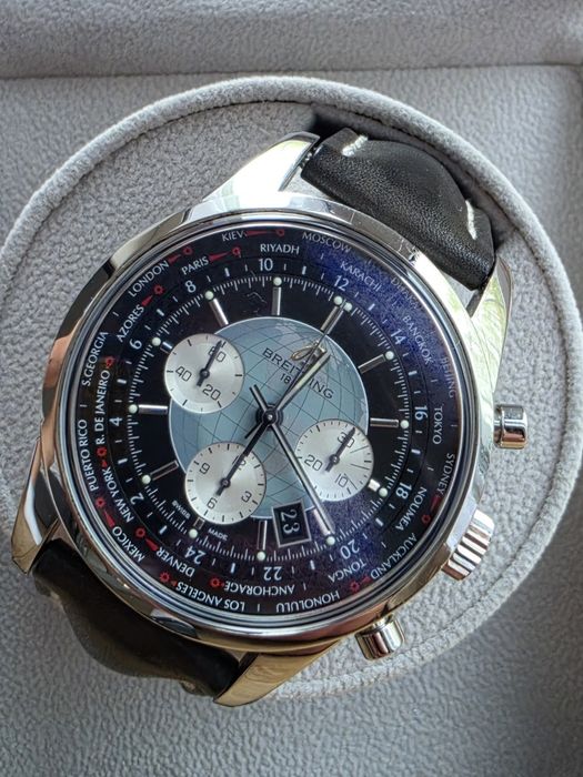 Breitling Transocean Chronograph Unitime  AB0510U full set 2019