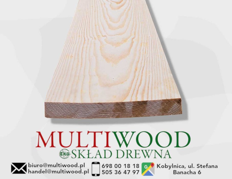 Deska strugana, szeroka 19 na 140/184 na 4880