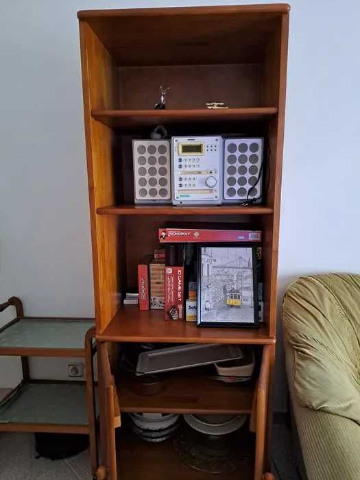 2 Estantes em pinho mel para sala/escritório