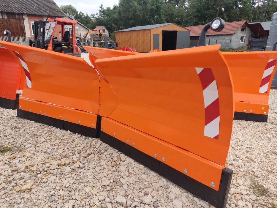 Solidny pług hydrauliczny do śniegu strzałka składany 2.9 m euro/tuz