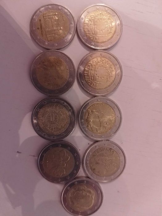 Moedas de 2€ comemorativas raras