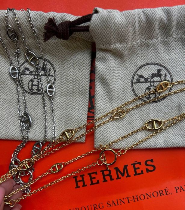 Ланцюжок Hermes Faramdole кольє цепка