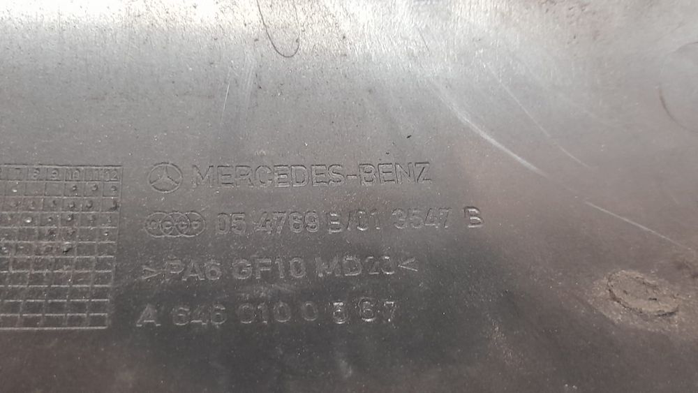 TAMPA TAMPO MOTOR A6460100567 MERCEDES BENZ CLASS E W211 E220 CDI