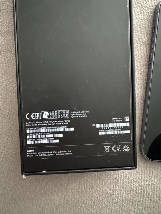 APPLE Iphone 13 Pro Max 128GB Pacific Blue GWARANCJA