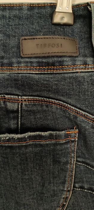 Calças de ganga tamanho S, marca Tiffosi . Usadas