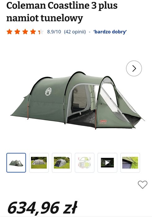 Namiot Coleman Coastline 3 Plus