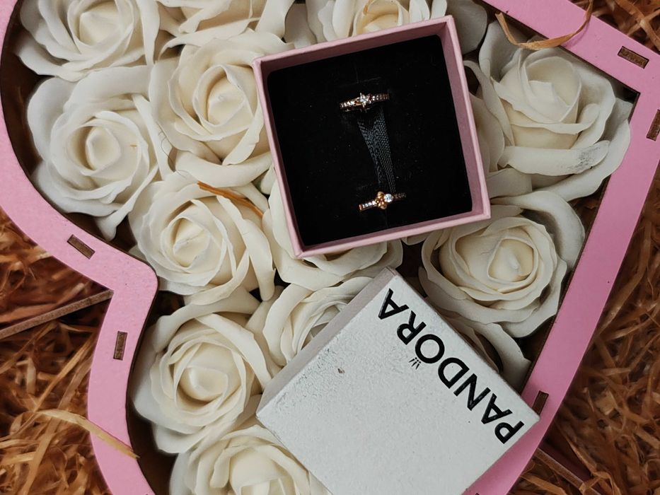 Серьги Pandora "Микки и Минни Маус"