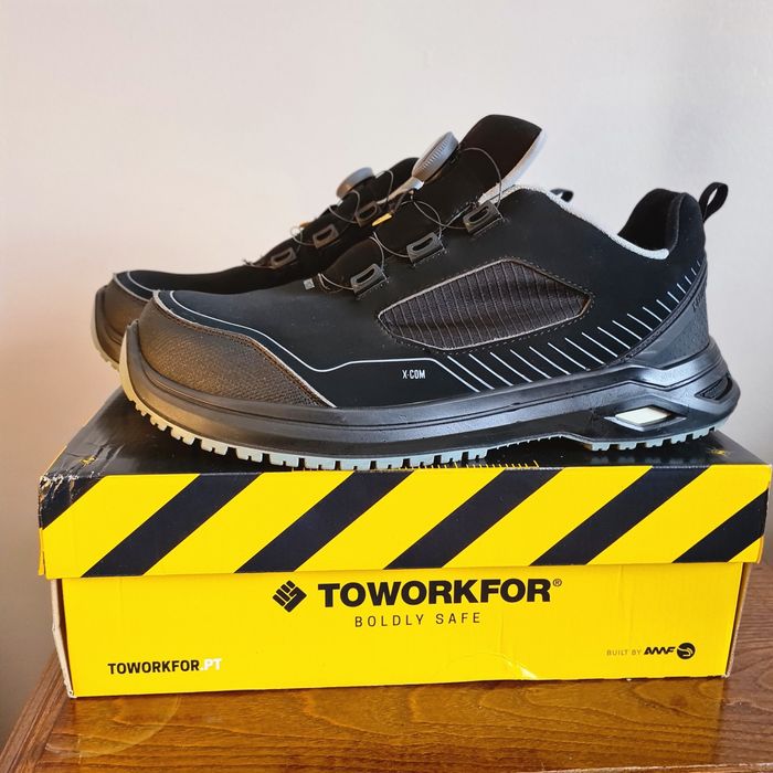 Sapatilhas de trabalho com biqueira de proteção
