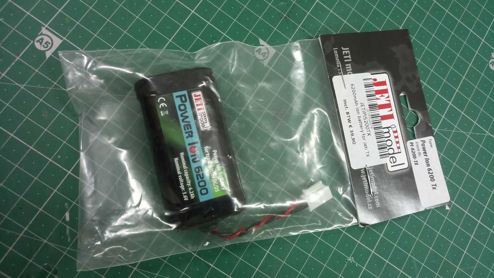 Bateria emissora Jeti Li-Ion 3.6v 6200mAh