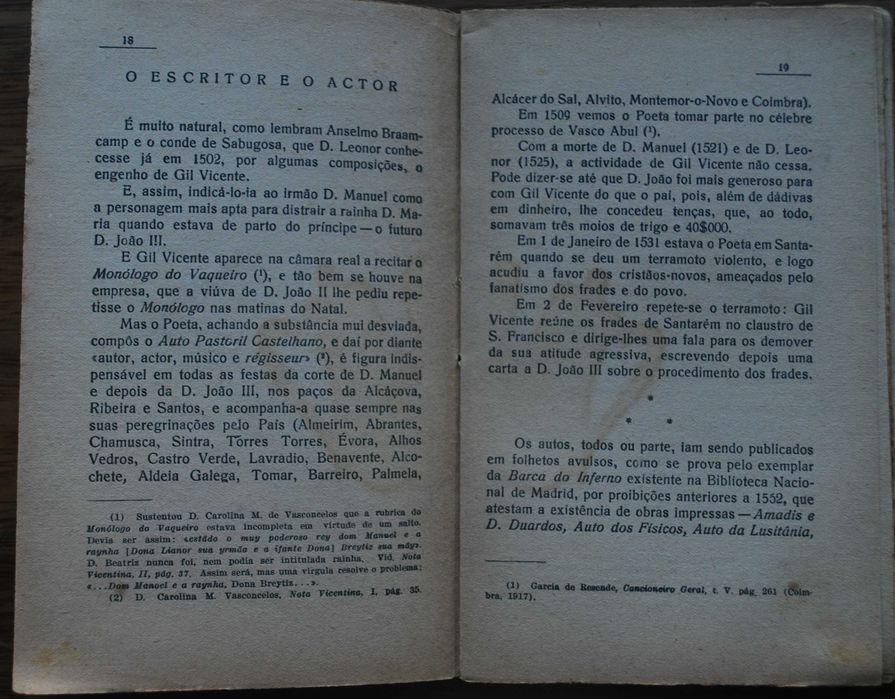 Auto da Alma de Gil Vicente (Ano Edição: 1954)