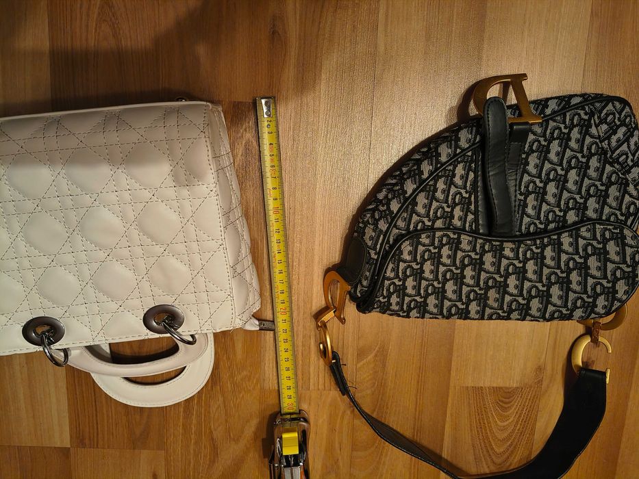 Torebka Dior biała i Saddle gratis.