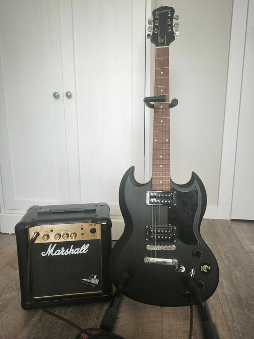 Gitara elektryczna Epiphone SG Special+wzmacniacz Marshall MG10