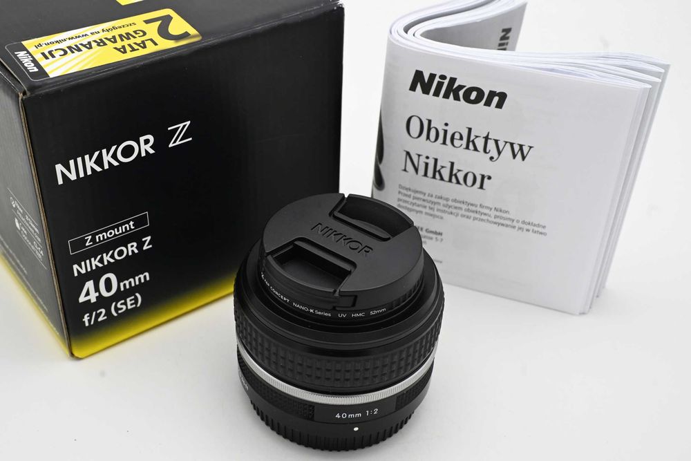 Obiektyw Nikkor Z 40/2 SE idealny.