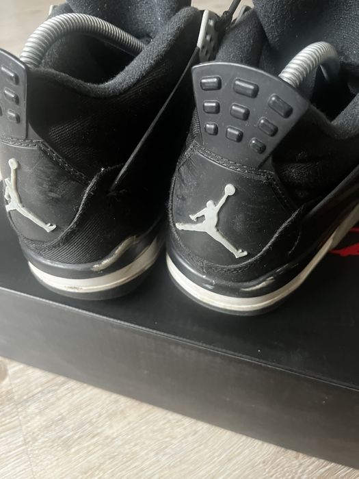 Jordan 4 Black Canvas