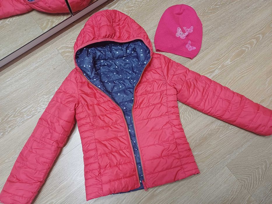 Куртка плюс шапка 9-10 років, розмір 140