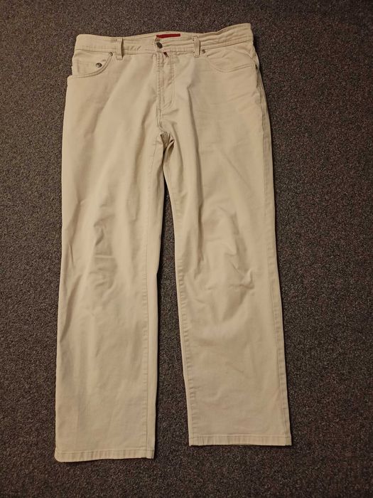 Spodnie Pierre Cardin rozm. W34L30 beżowe/kremowe, idealny stan,męskie