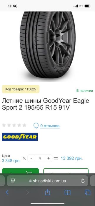 Goodyear 195/65/15 , 24 рік , літня резина, колеса , гума