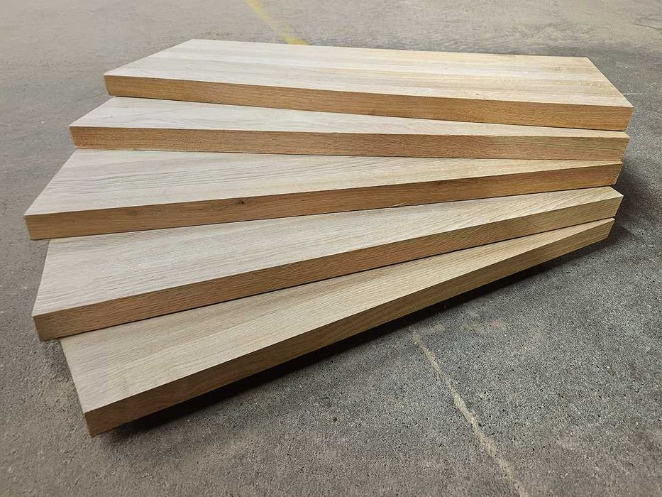 Schody na zamówienie - trep dębowy bukowy jesionowy - NA WYMIAR