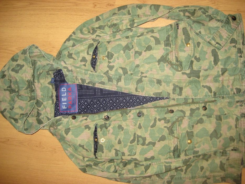 Новая Парка 46-48 "М" Field Parka Куртка капюшон Scotch & Soda хаки