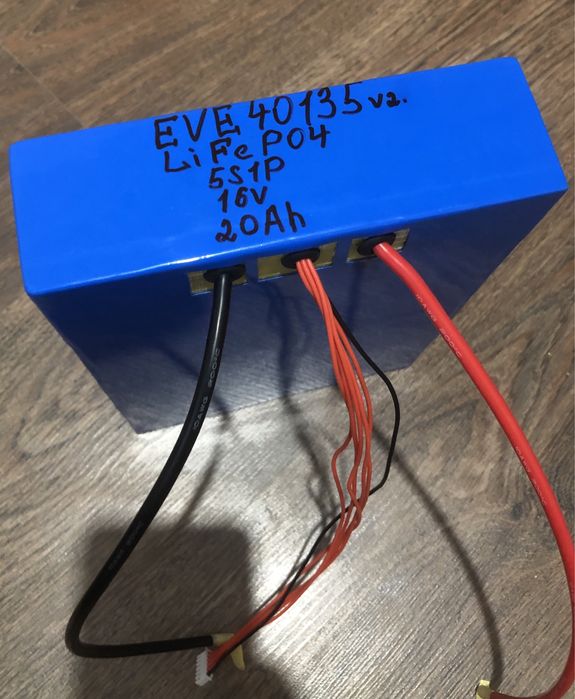 Акумуляторна батарея LiFePO4 12В 20Ah EVE 40135 дбж, ups, ибп.