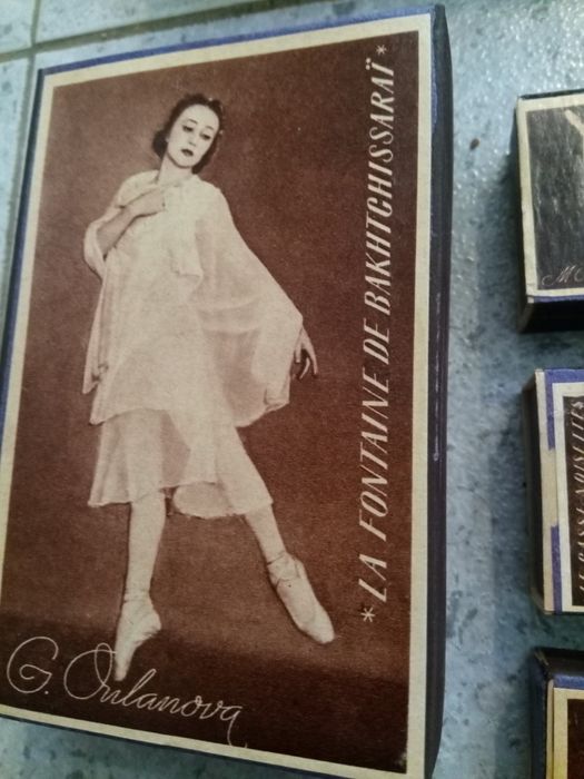 Coleção de caixas de fósforos Le theatre Ballet Bolchoi 1958 USSR