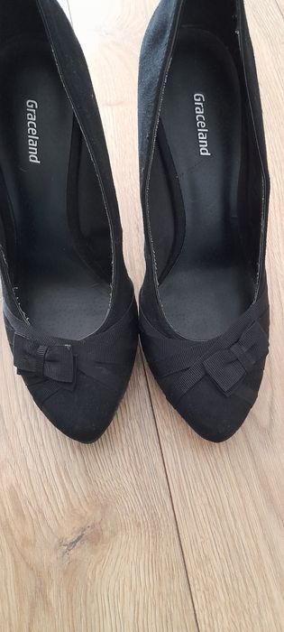 Czarne szpilki Graceland 38