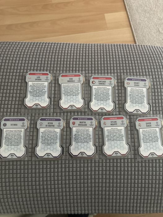 Colecao topps - chrome shields raras