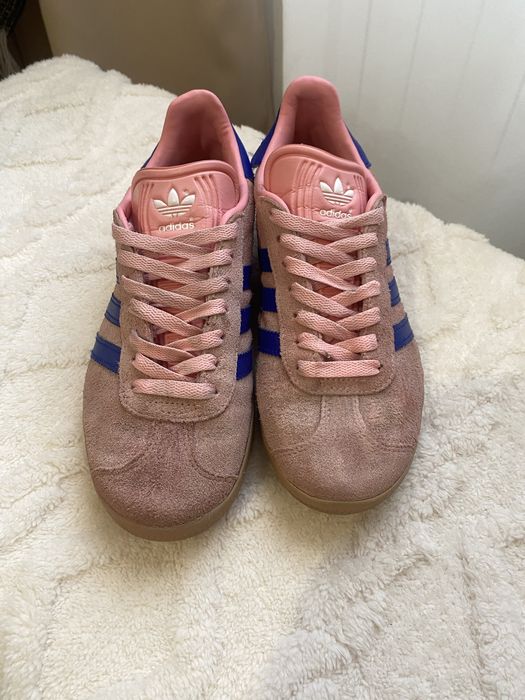 Кеди adidas gazelle 36 розмір pink blue