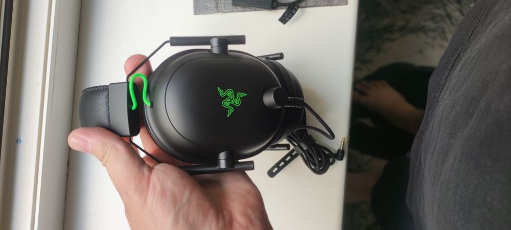 Наушники Razer Blackshark v2 + usb soundcard