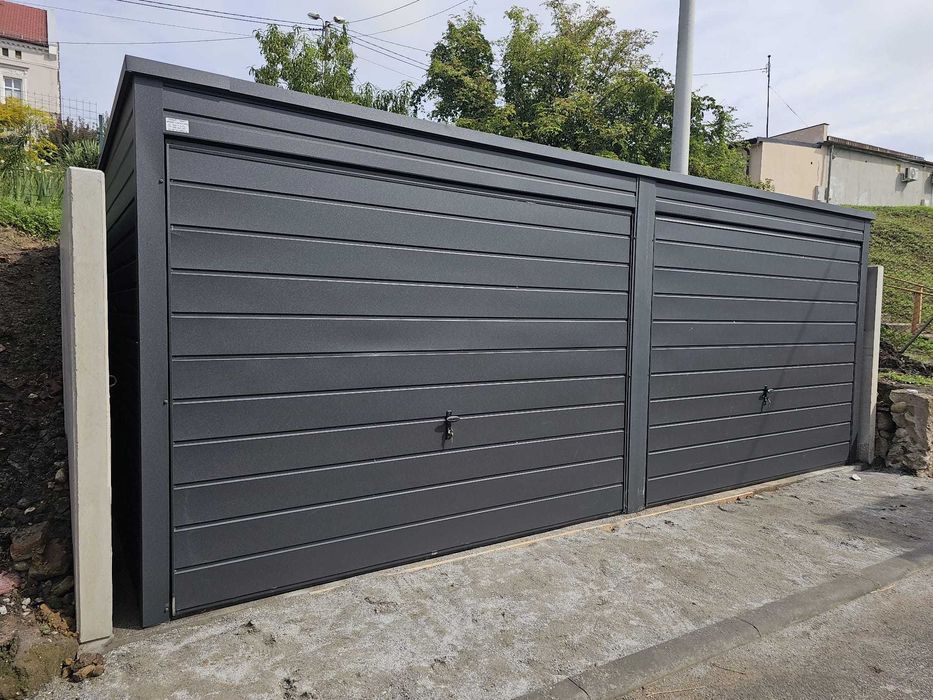 Garaż Blaszany 6x5 PREMIUM Schowek Producent