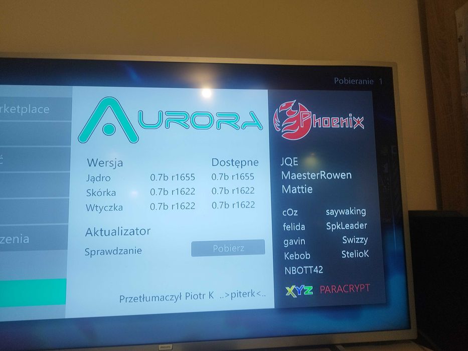 Przerobiona Konsola Xbox 360 Aurora + 2 pady + gry