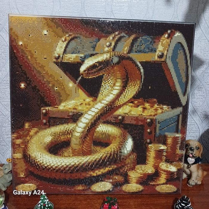 Діамантова мозаїка.  Грошовий магніт.