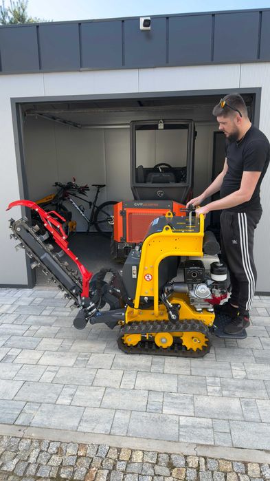 Usługi ładowarką, niwelatorem, glebo. separacyjną, koparką łańcuchową