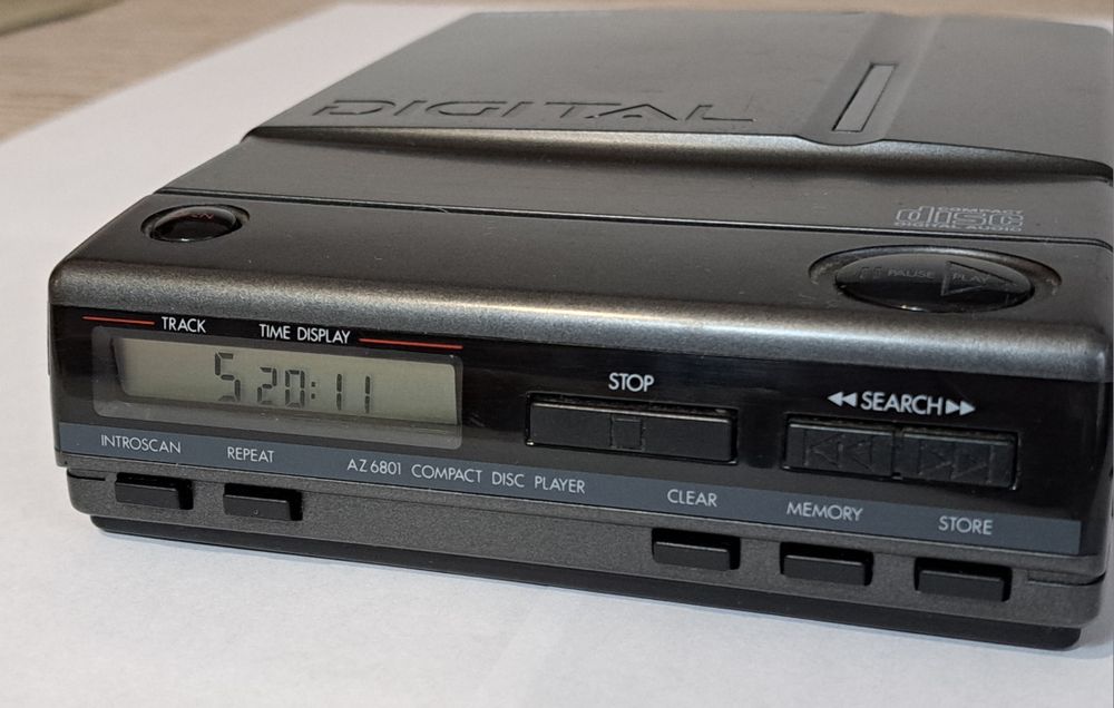 Odtwarzacz CD philips AZ 6801.VINTAGE,rzadki model!!