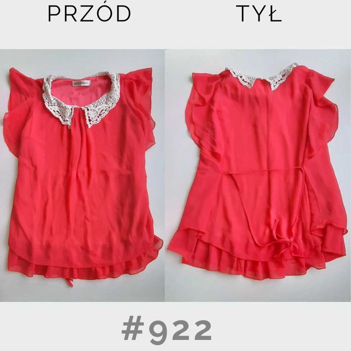 BEZ WAD Bluzka ciążowa z kołnierzykiem Miss Right rozmiar S/36 #922