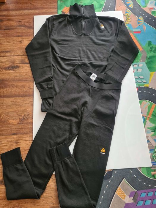 Bluza dres frotte, termiczna/trekking Aclima, merino wool/wełna r. S/M