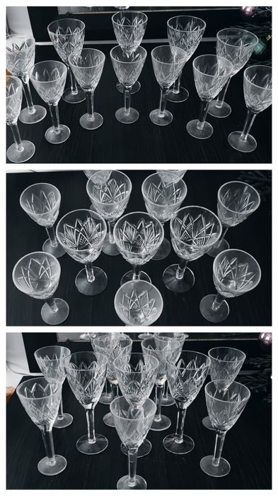 Свадебные бокалы , фужеры рюмочки хрустальные