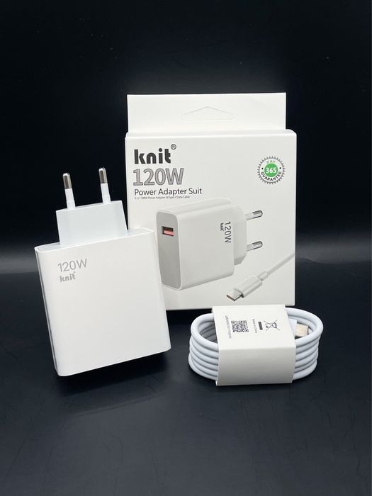 Ładowarka 120W USB-C + Kabel 1m do Xiaomi Redmi POCO - NOWY ZESTAW