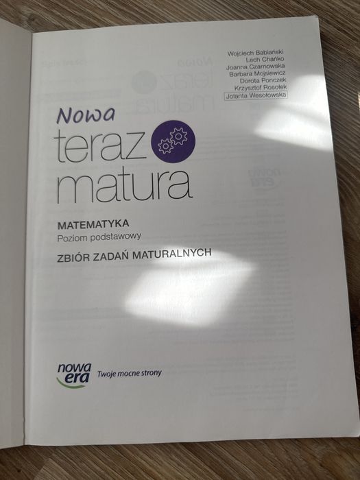 Zbior zadan maturalnych matematyka Nowa Era