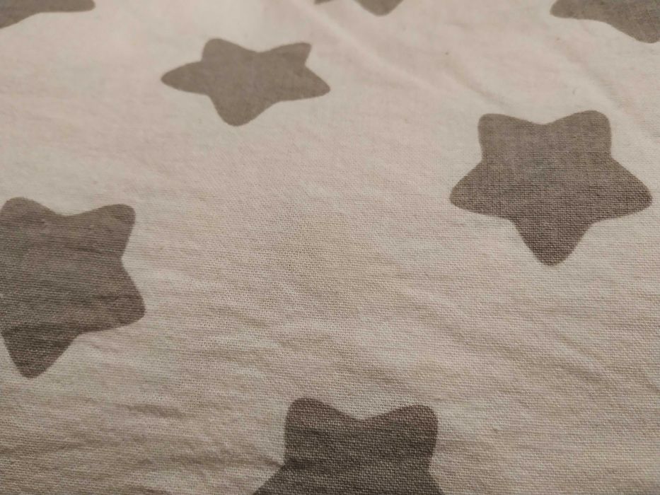 Rogal do karmienia dzieci szaro biały, bawełniany