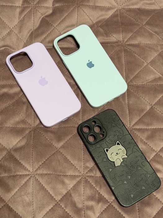 Чохол на 14 pro max + 2 чохли в подарунок