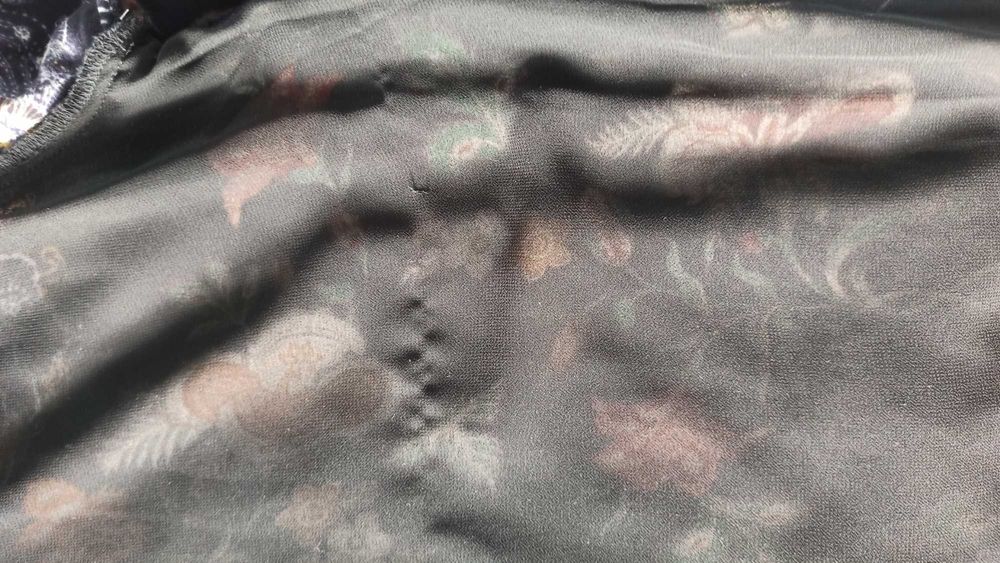 Desigual bluzka kolorowa tiulowa 38