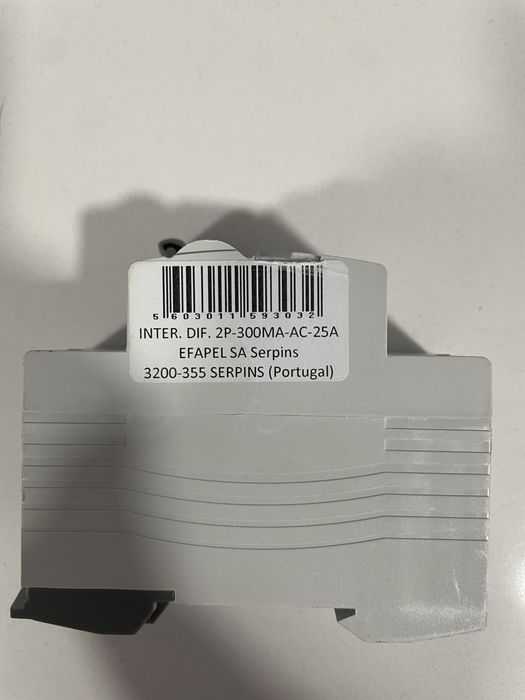 Disjuntor Diferencial Efapel 300mA 25A