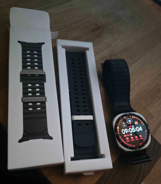 Galaxy Watch Ultra 47mm LTE Titanium + bracelete extra (como novo)