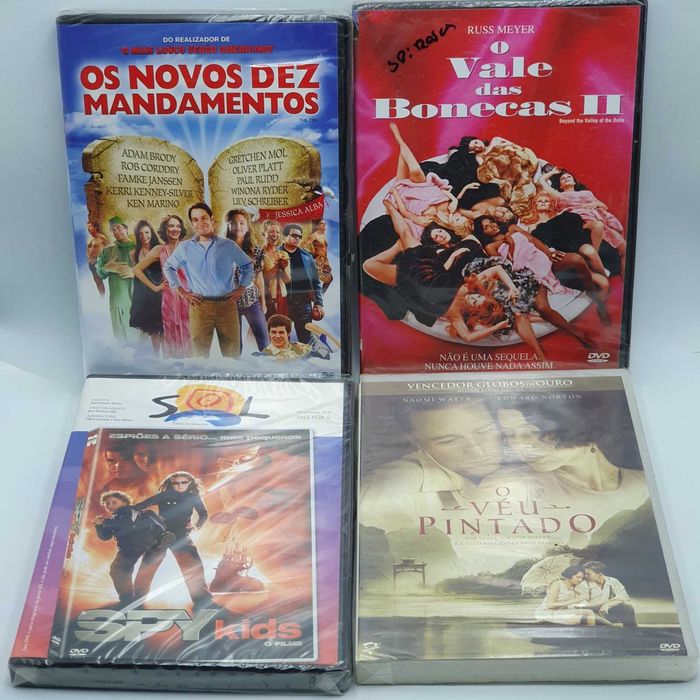 Lote 7/2 - Pack de 18 Filmes Novos e Selados em DVD - Ref.VI