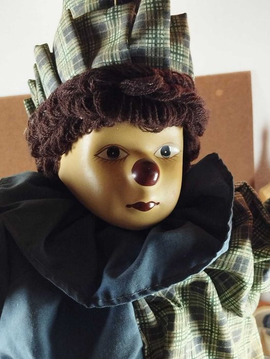 Boneco Palhaço Baloiço Suspenso