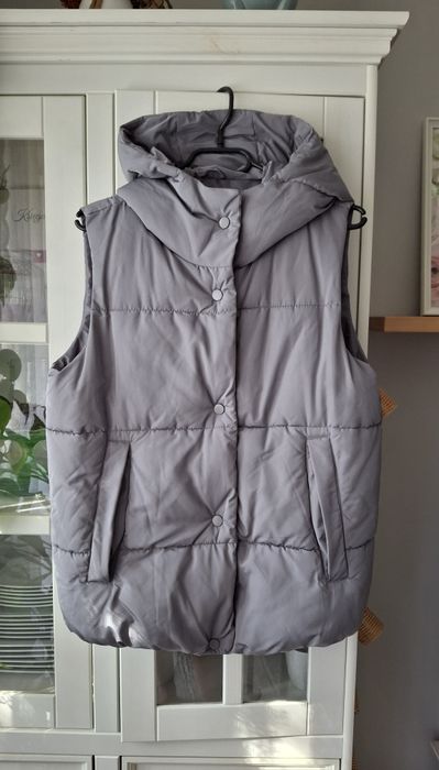 Szary bezrękawnik cropp XS