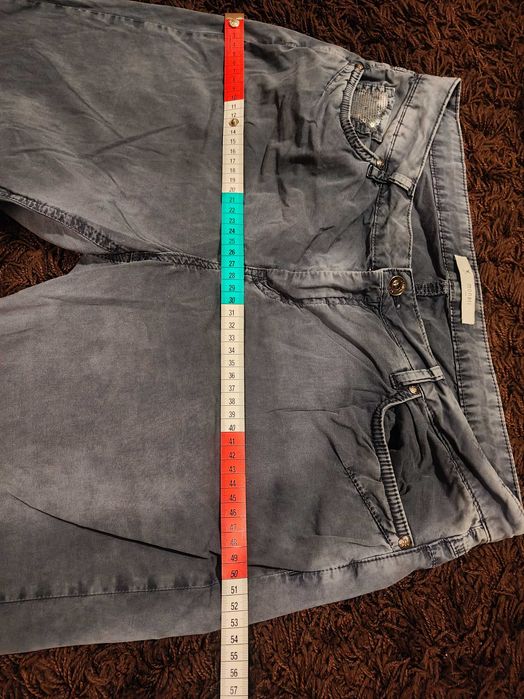 marynarka i spodnie (pod jeans) z efektem sprania