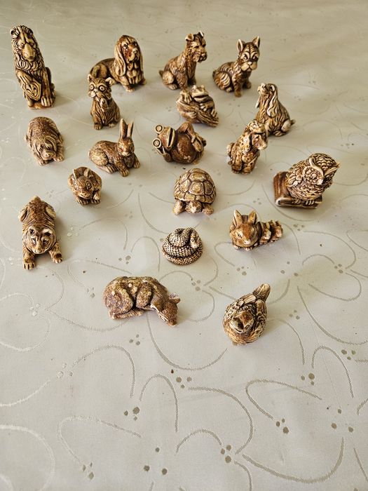 Zestaw figurek ceramicznych PRL