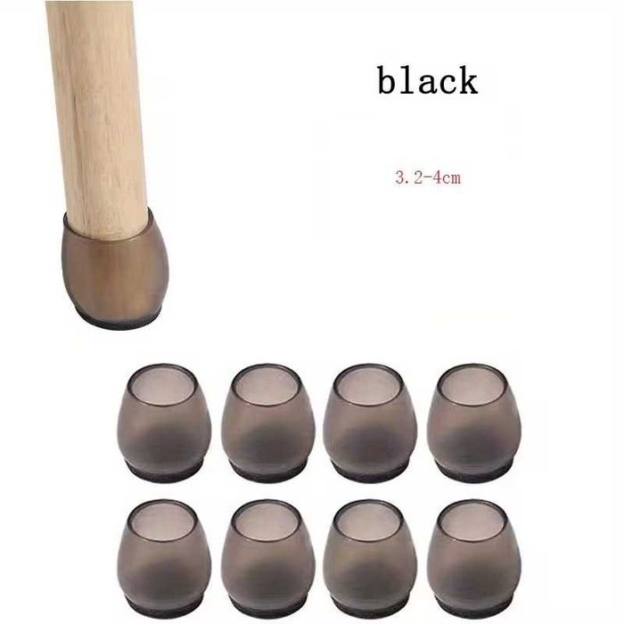 Podkładki pod nogi krzeseł i stołów (średnica 3,2-4 cm), 16 sztuk